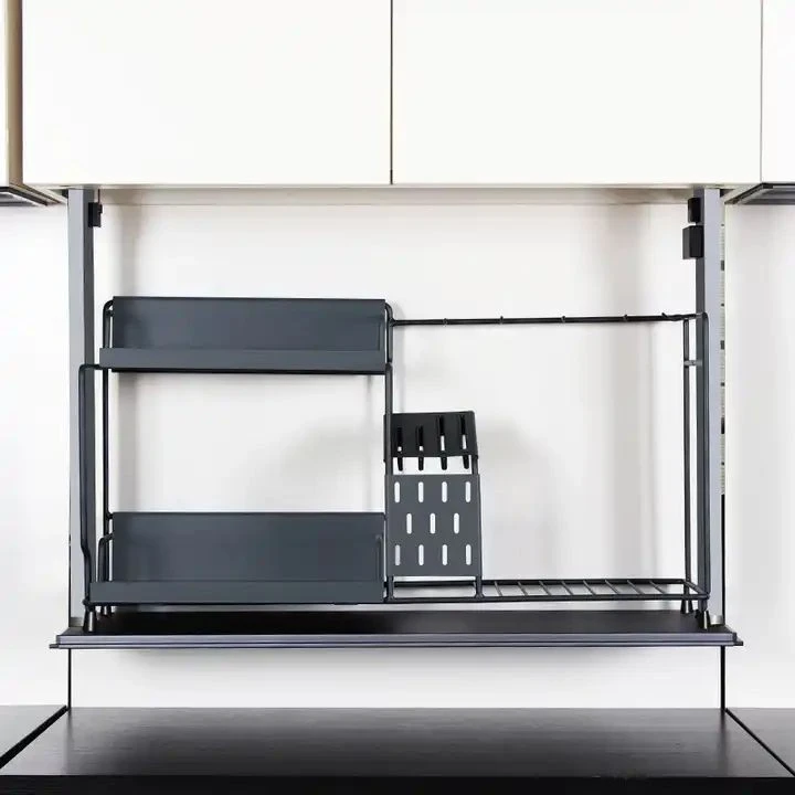 Kitchen Appliance Hardware Automatic Lifting Storage Rack